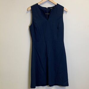Theory Dark Blue Sleeveless Mini Dress